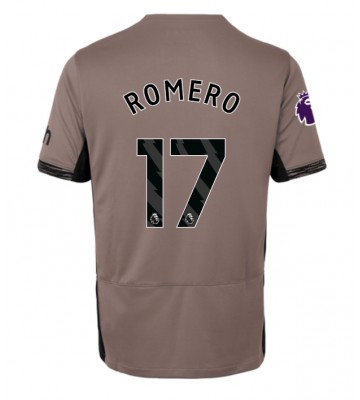 Tottenham Hotspur Cristian Romero #17 Tercera Equipación Mujer 2023-24 Manga Corta